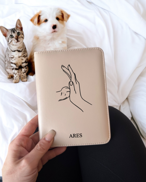 IMPFPASS HÜLLE PFÖTCHEN UND HAND