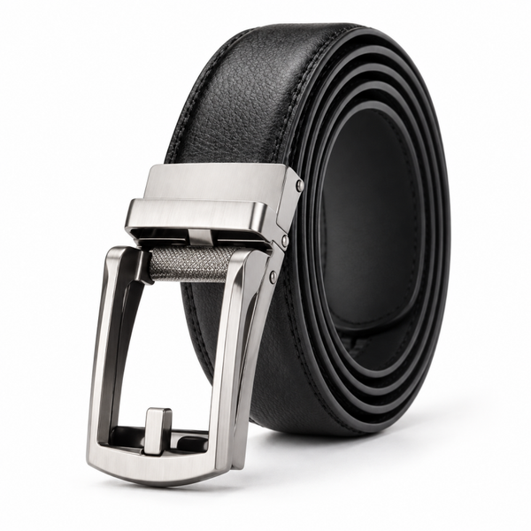 Eleganter Automatikgürtel Silber
