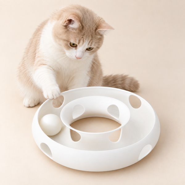 Interaktives Katzenspielzeug – Donut