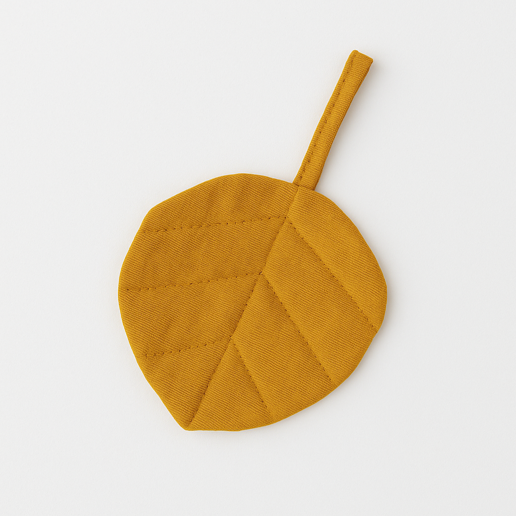 Knistertuch Blatt Dunkelgelb