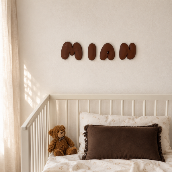 Personalisiertes 3D-Namensschild – Einfarbig