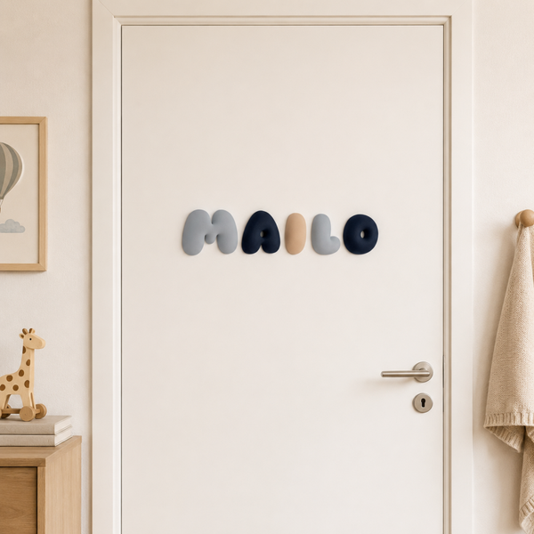 Personalisiertes 3D-Namensschild – Mehrfarbig