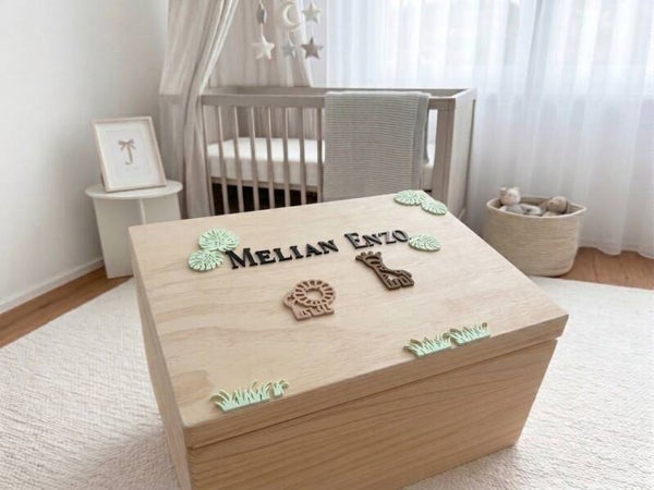 Erinnerungsbox  Heissluftbalon Blumen