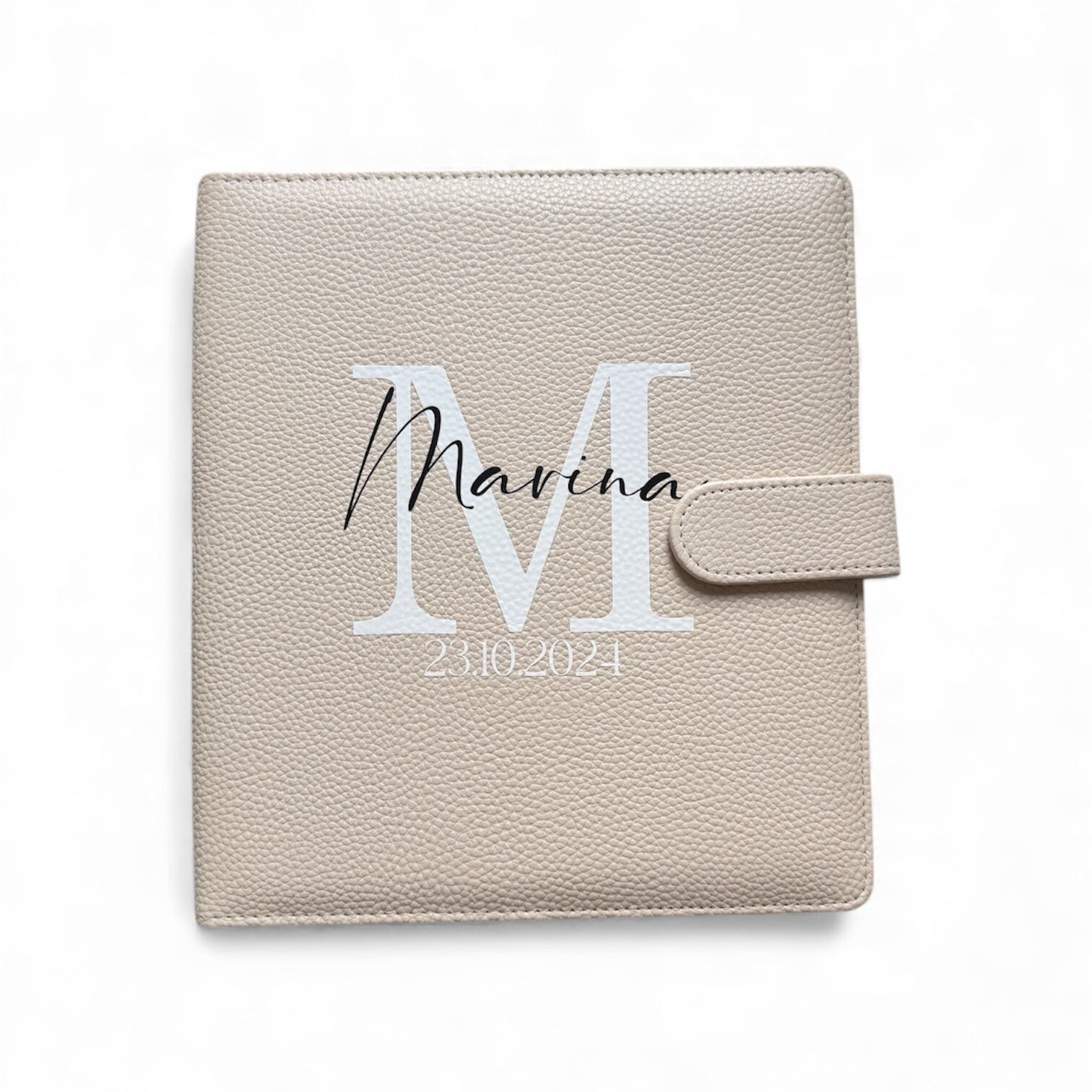 Luxus Gesundheitsheft-Hülle Beige