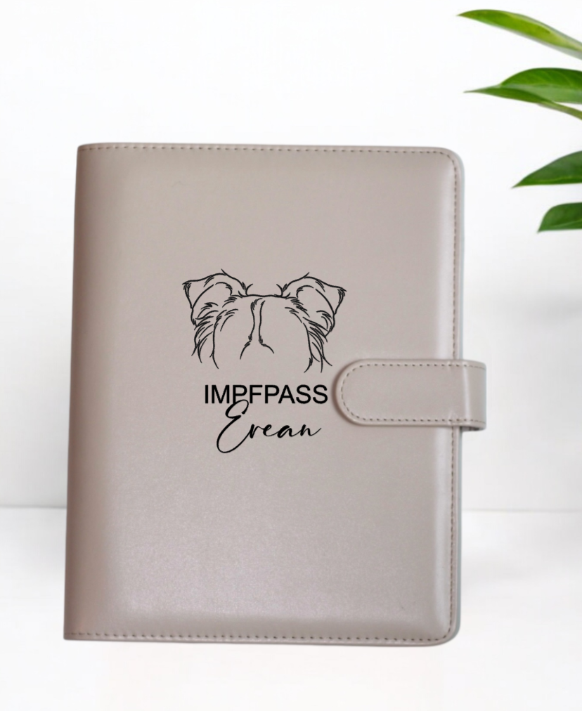 Premium IMPFPASS HÜLLE HUNDEÖHRCHEN