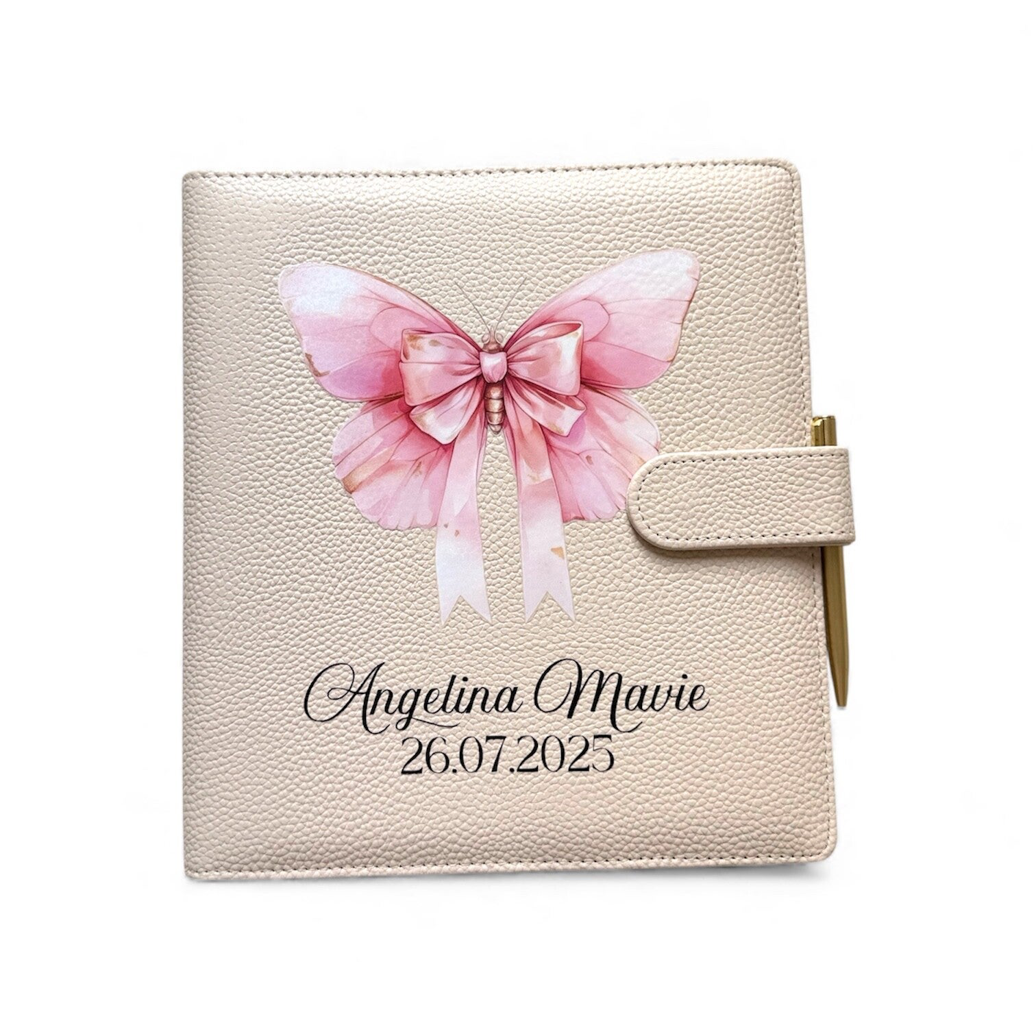 Luxus Gesundheitsheft-Hülle Beige