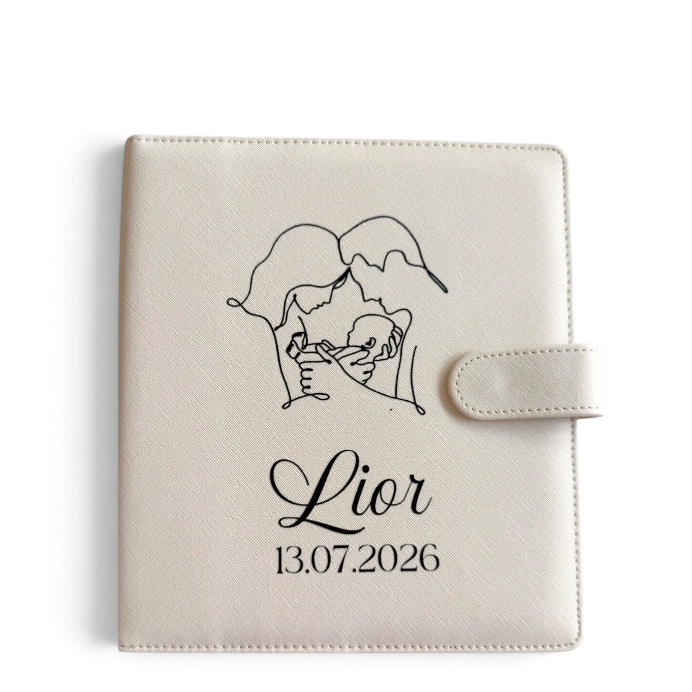 Luxus Gesundheitsheft-Hülle Beige
