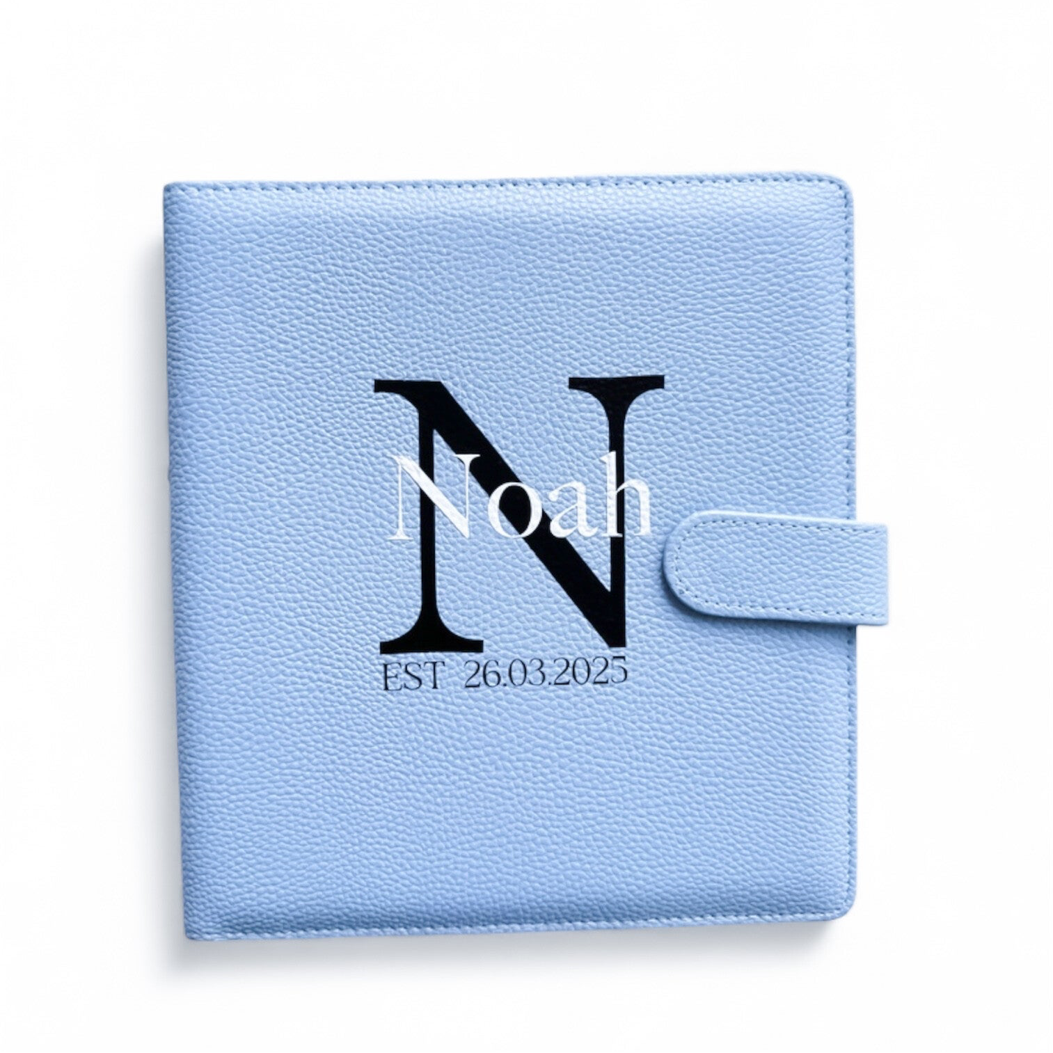 Luxus Gesundheitsheft-Hülle Babyblau