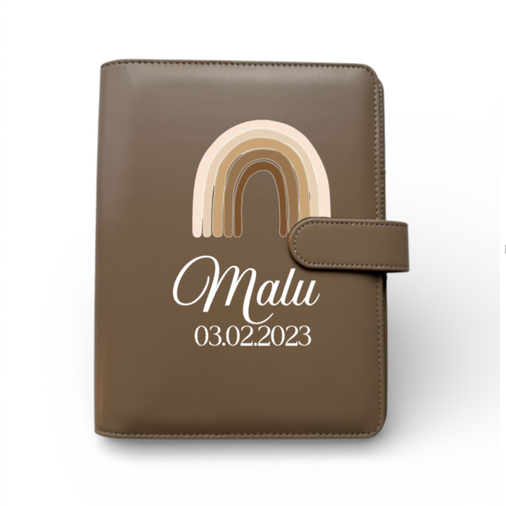 Premium Gesundheitsheft-Hülle Braun