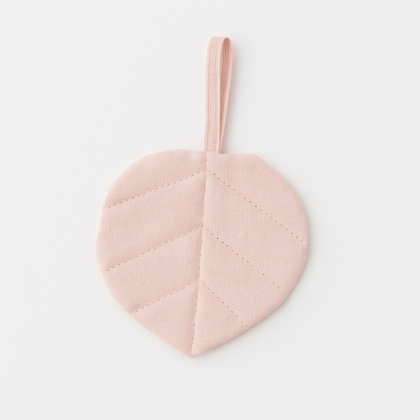 Knistertuch Blatt Rosa