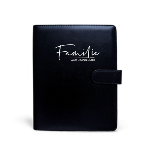 Premium Familien-Organizer Schwarz