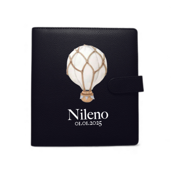 Luxus Gesundheitsheft-Hülle Schwarz