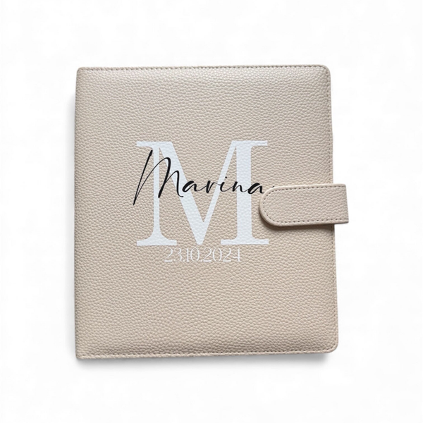 Luxus Gesundheitsheft-Hülle Beige