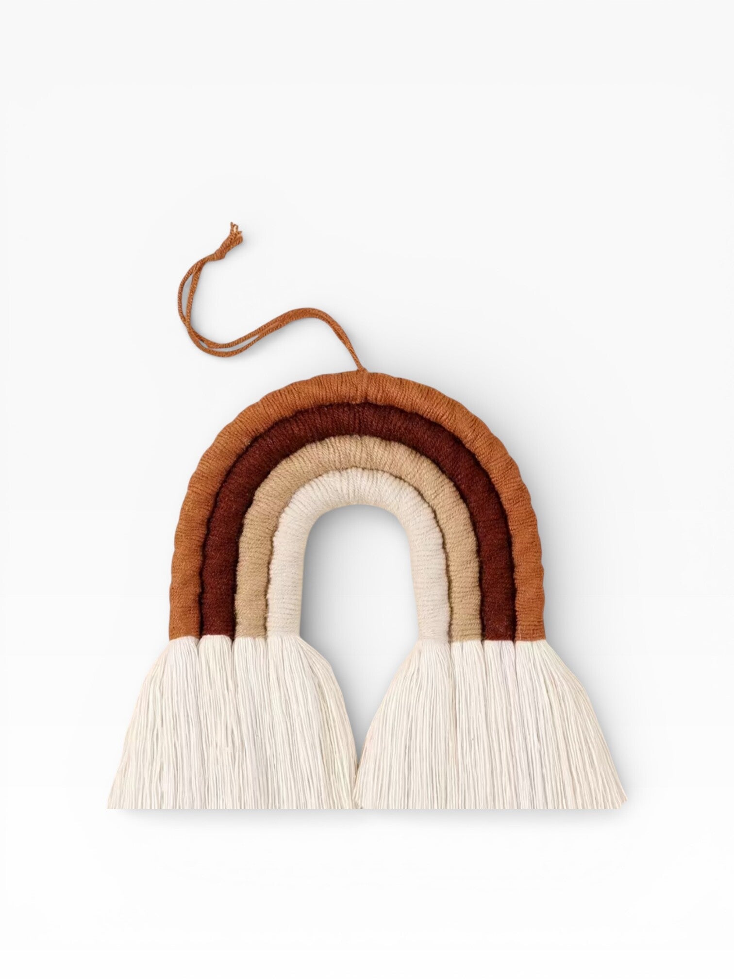 Handgemachter Makramee Regenbogen fürs Baby- & Kinderzimmer