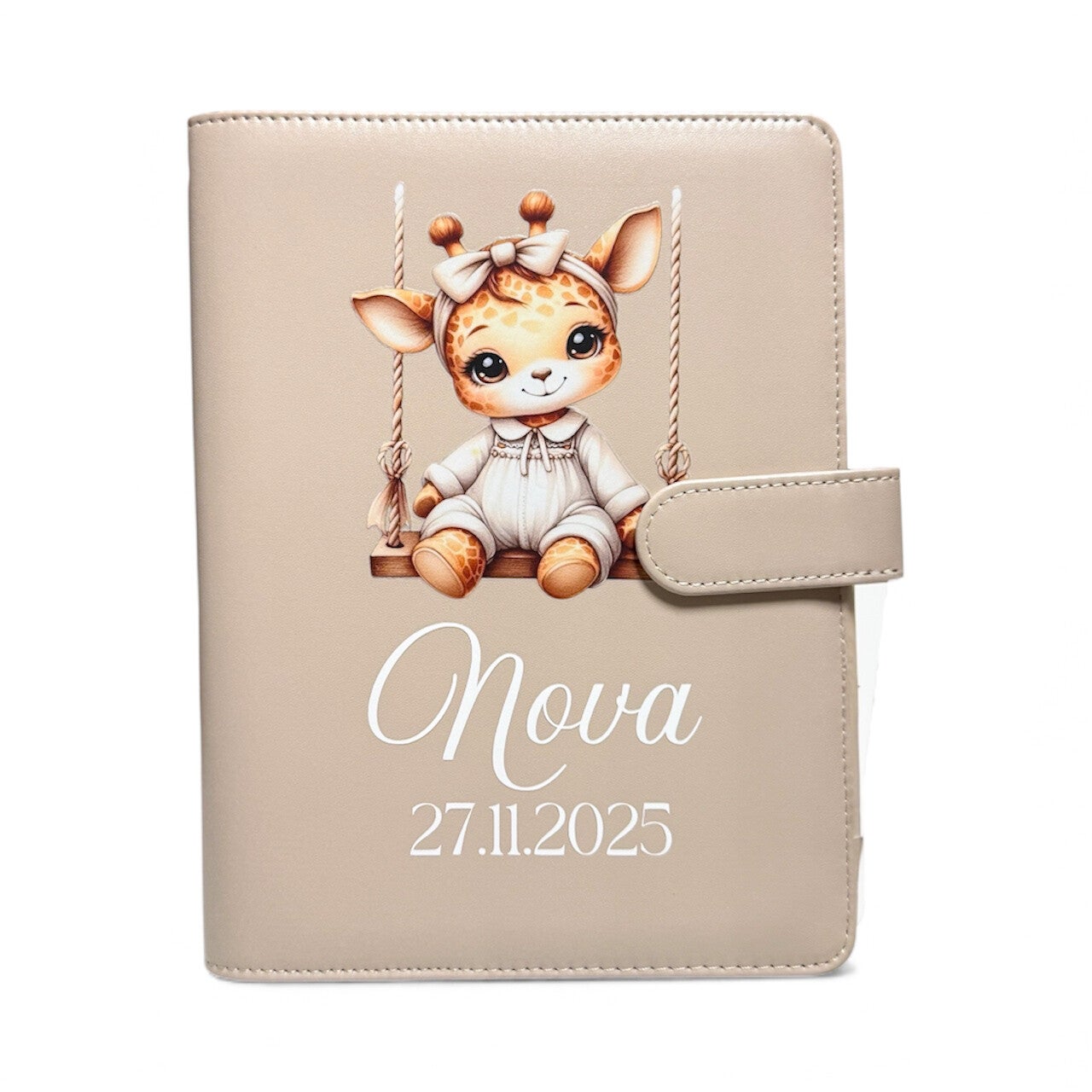 Premium Gesundheitsheft-Hülle Beige