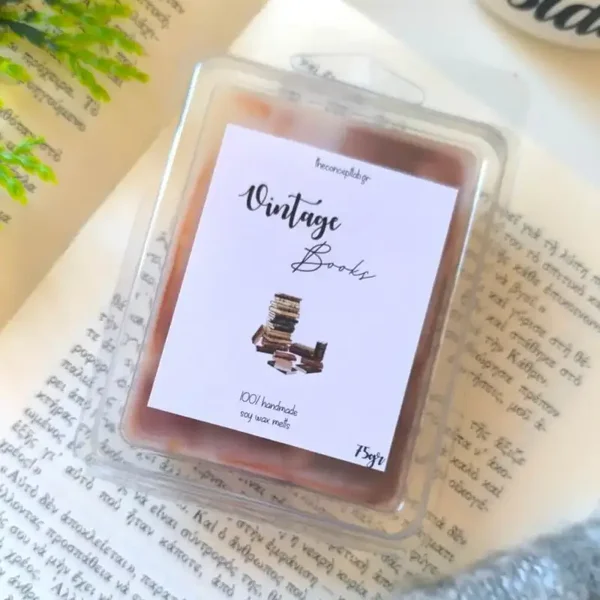 Vintage Books – waxmelts met de geur van oude boeken en leer