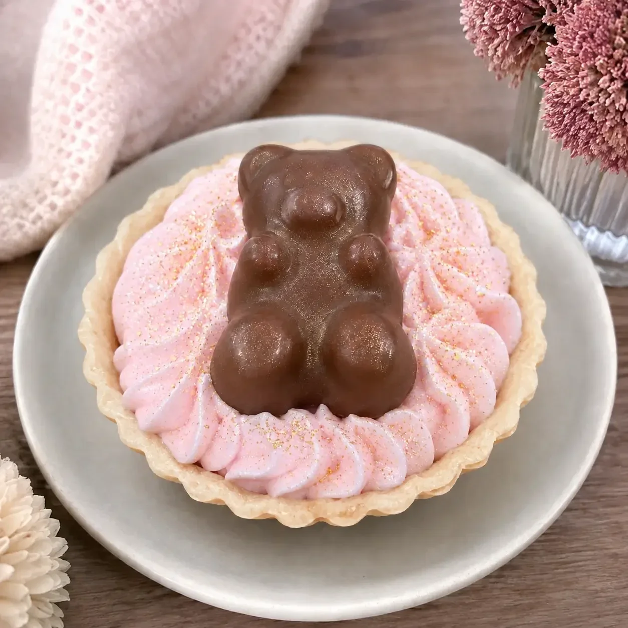 Zacht smeltend taartje - marshmallow