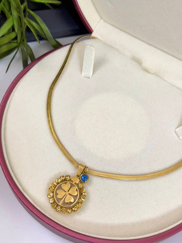 Rvs Dorika Yonca Ketting