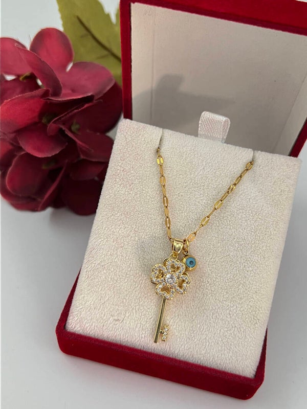 Stalen Draaiende Bloem Ketting