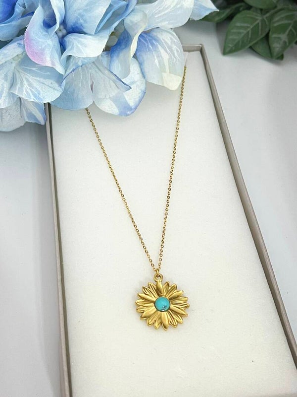 Stalen Papatya Ketting