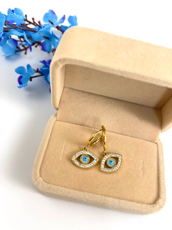 Rvs Eyes Oorbellen