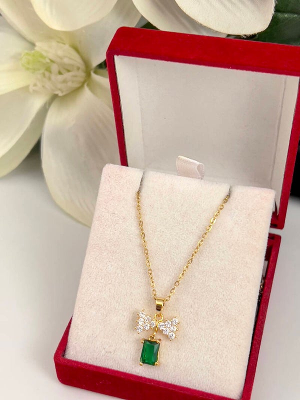 Zümrüt Fiyonk Ketting