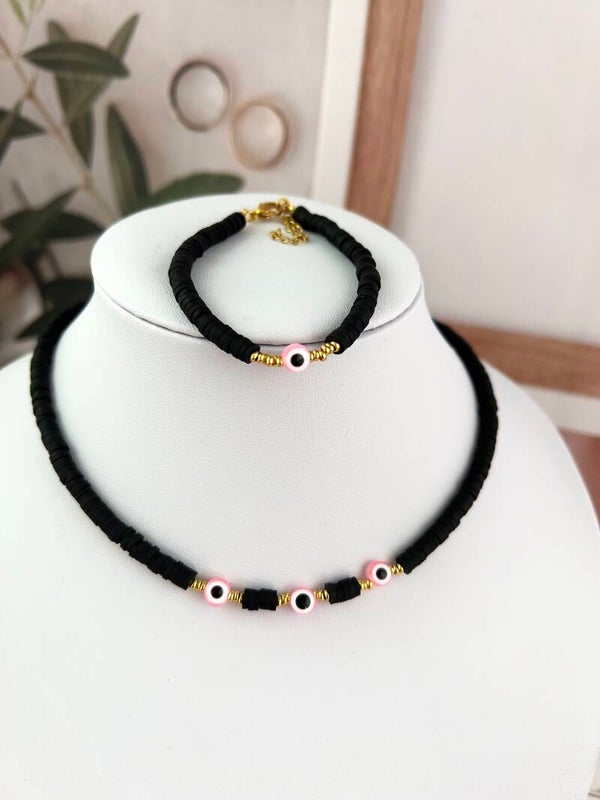 Pink Nazar set
