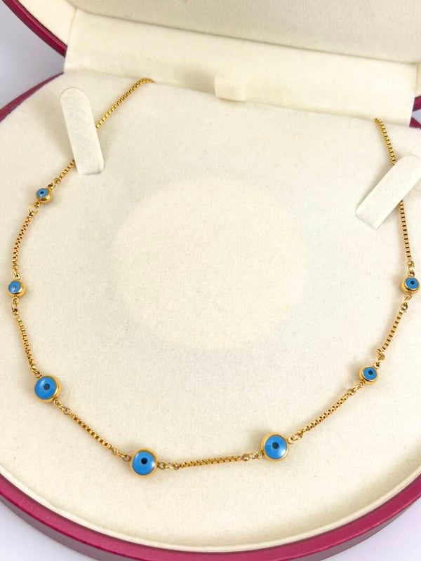 Stalen Göz Ketting