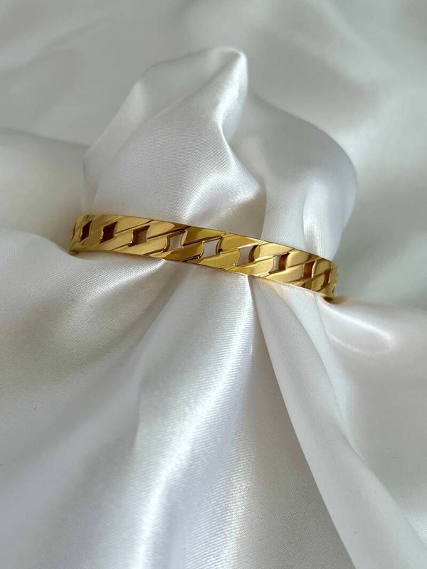 Stalen Slavenarmband