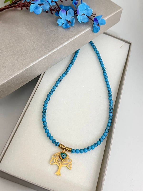 Rvs Hayat Ağacı Ketting