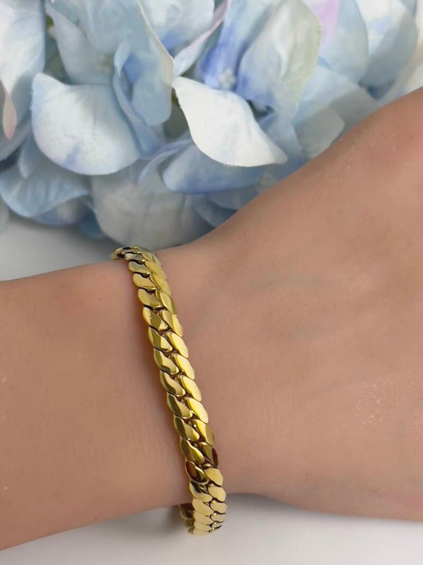 RvS Cubaanse Armband