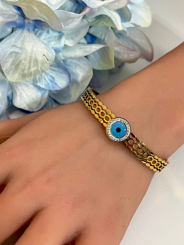 Rvs Blueeyes Armband