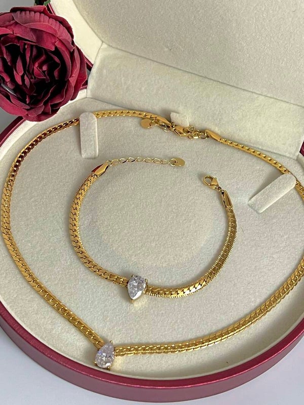 Stalen Damla set