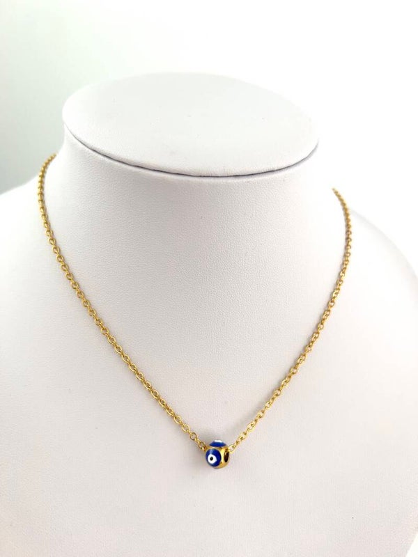 St. Steel tatlı nazar ketting