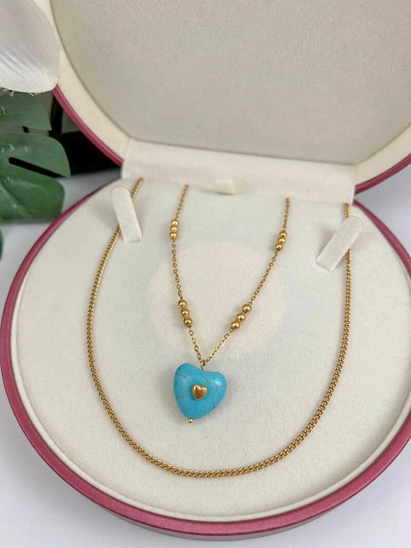 Rvs Dubbellaags Firuze Ketting
