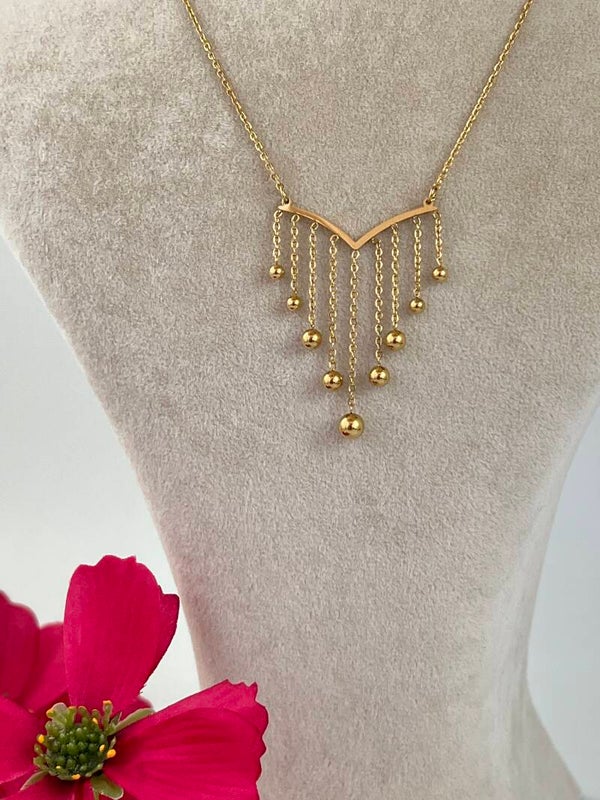 Stalen Kwastje Ketting