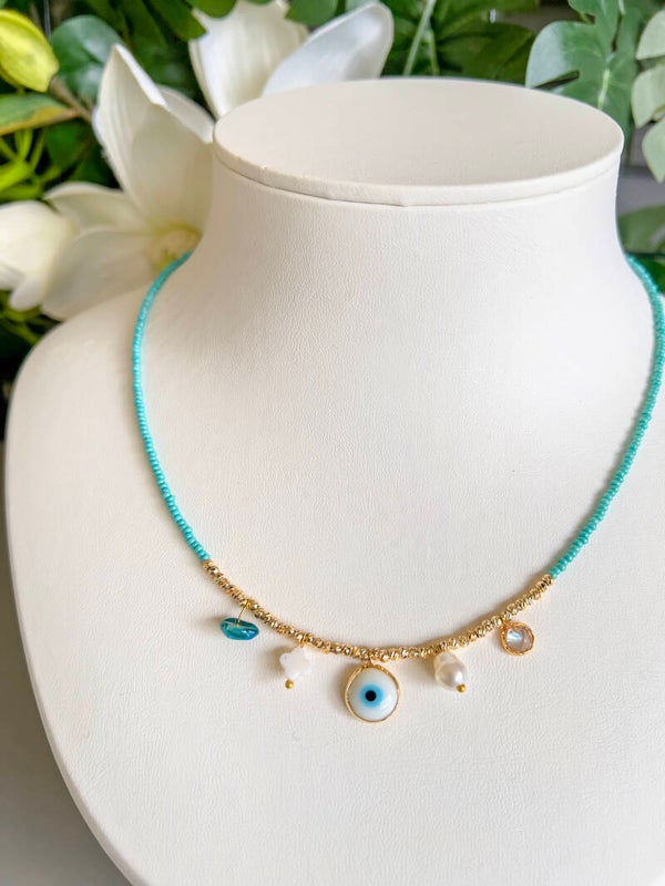 Nazar Turquoise Ketting
