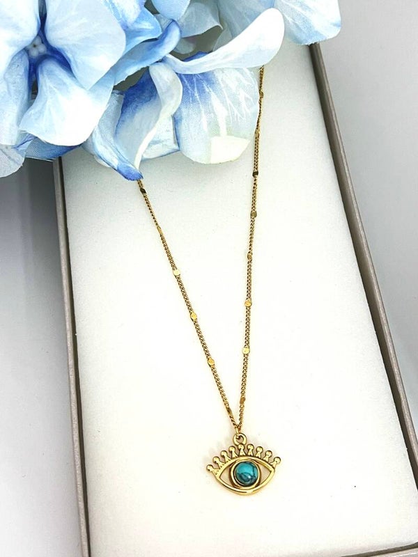 Stalen Göz Ketting