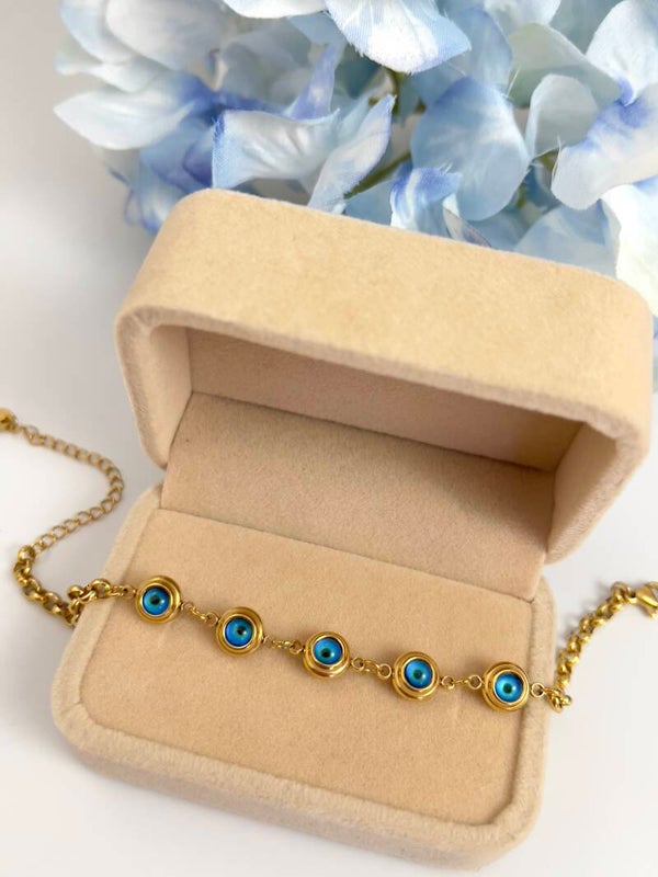 Stalen Göznazar Armband
