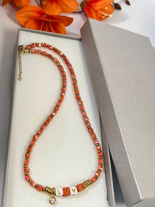 Stalen Love Ketting