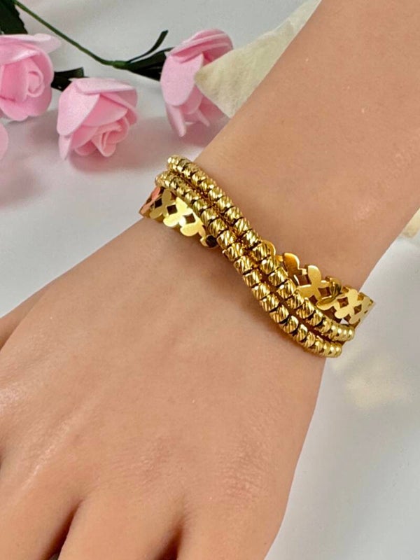 Stainless steel Dorika Armband