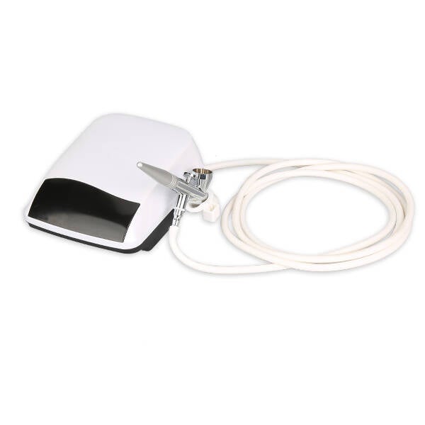 Compressor & Airbrush White Pearl