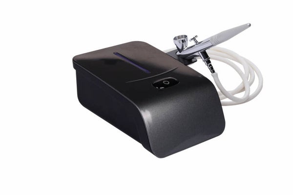 Compressor & Airbrush Dark Silver