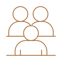 Symbol für Gemeinschaft, Austausch und Zugehörigkeit. Steht für Männergruppe, gegenseitige Unterstützung und ehrliche Begegnungen auf Augenhöhe.