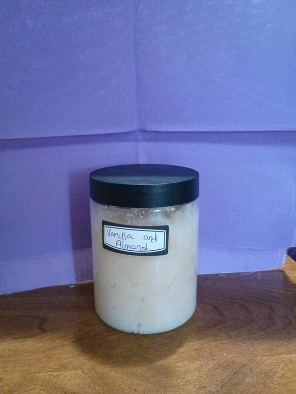Vanilla and Almond Sugar Scrub