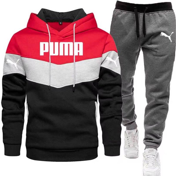 PUMA striped hoodie