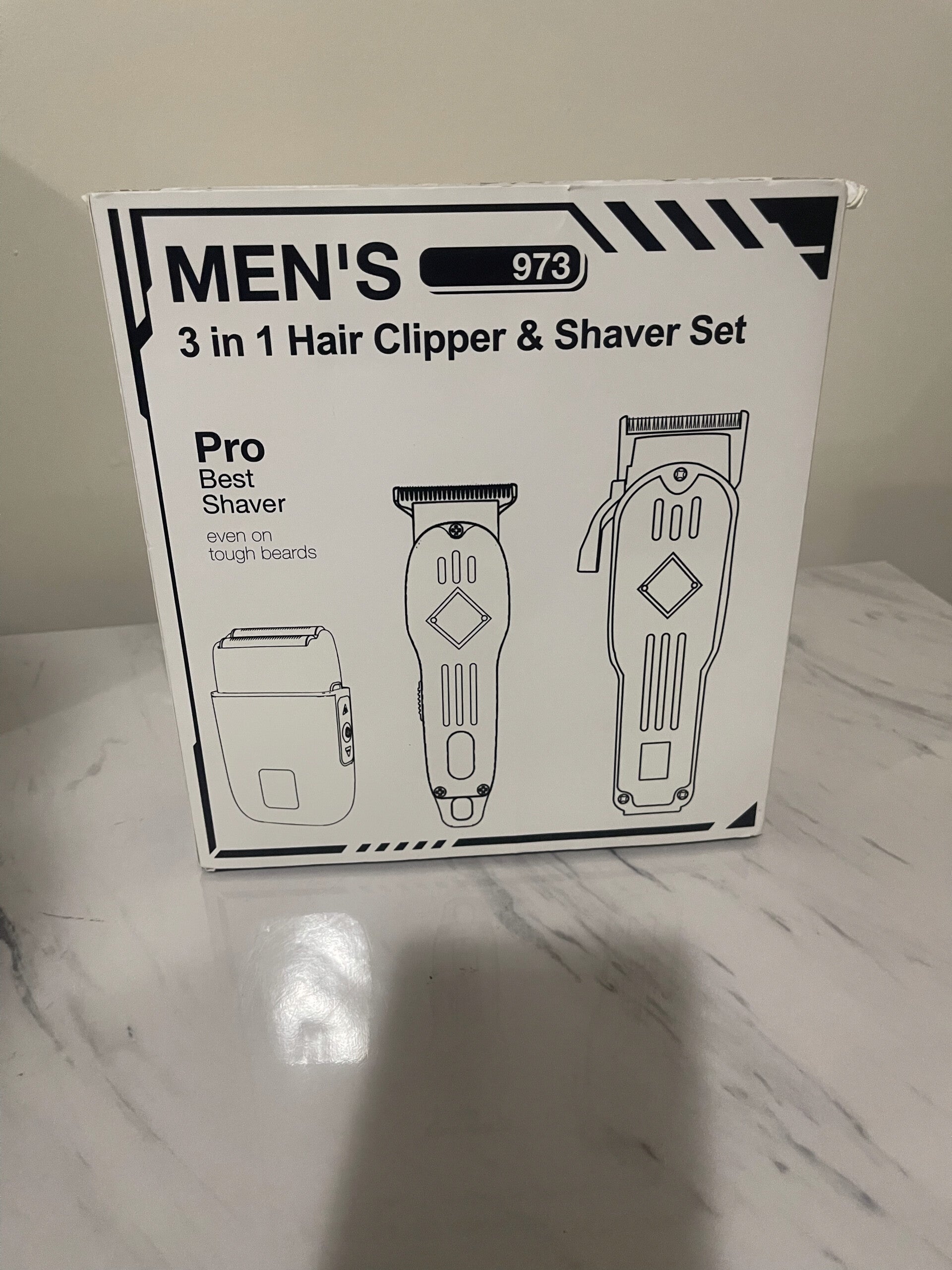 Men's 3 in 1 Hair Clipper and Shaver Set