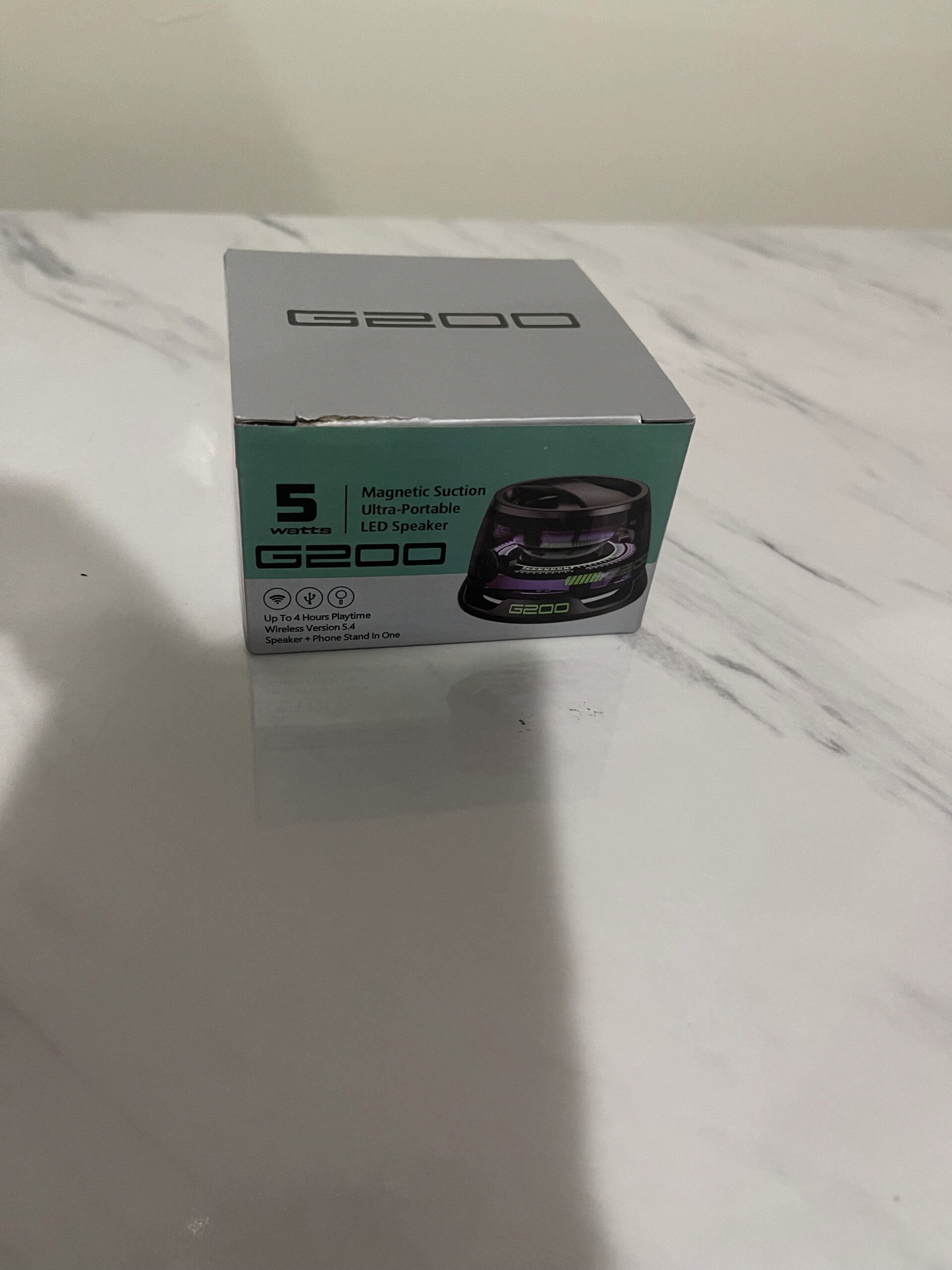 G200 Magnetic Suction Ultra-Portable LED Speaker