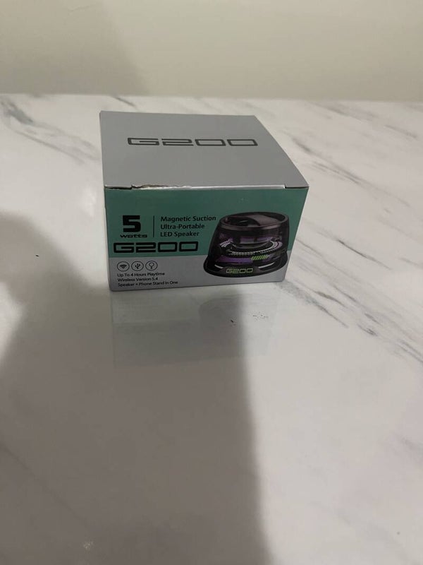 G200 Magnetic Suction Ultra-Portable LED Speaker