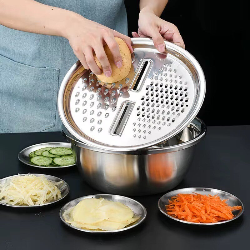 Multi-function cheese grader